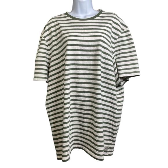 The Stronghold Men’s Striped Short Sleeve Shirt Size 3XL Preppy Nautical Basics - Picture 1 of 13